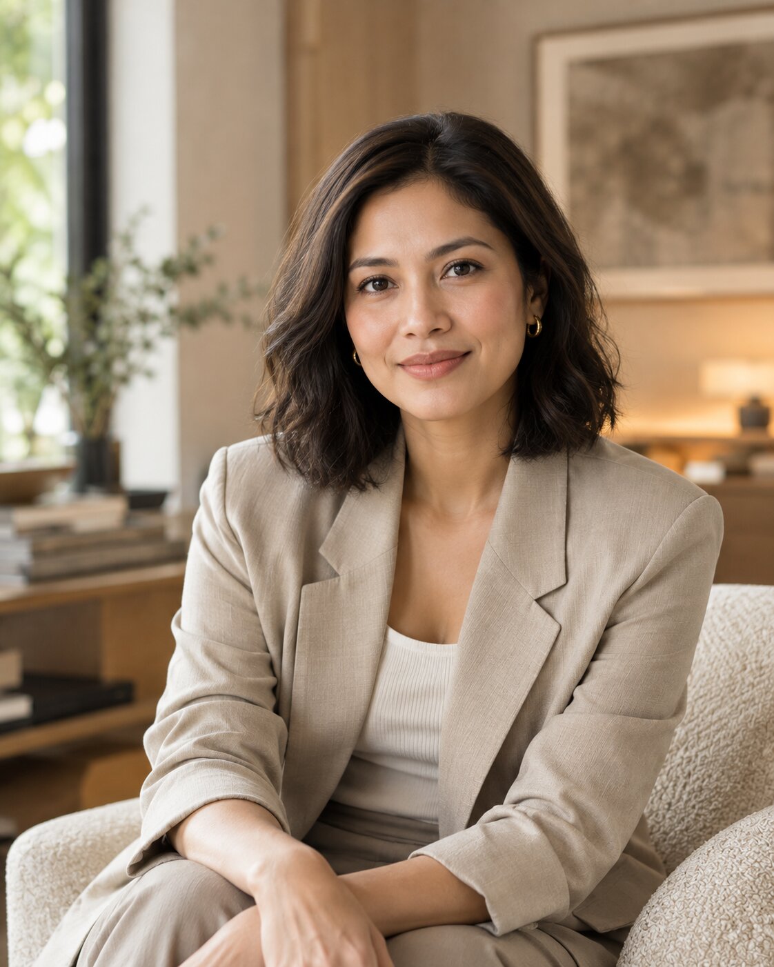 Nadia Rahman, founder of Studio Ruang, in the studio's Singapore office.